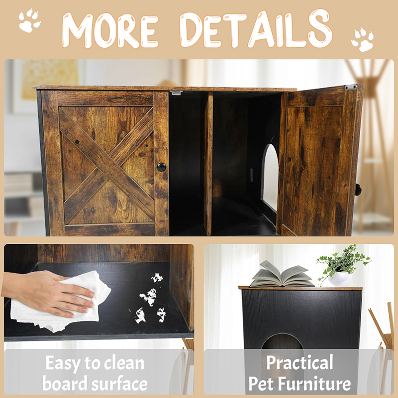 室内家具 猫笼带隔板 猫砂柜 室内家具 猫笼带隔板 猫砂柜