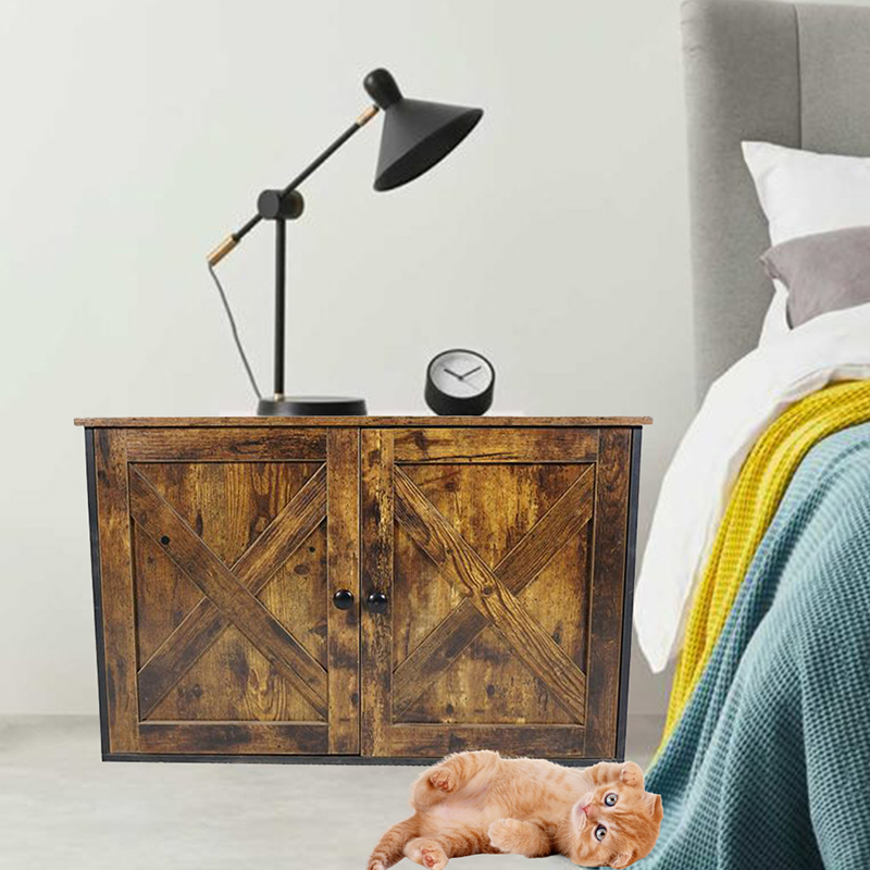 室内家具 猫笼带隔板 猫砂柜 室内家具 猫笼带隔板 猫砂柜